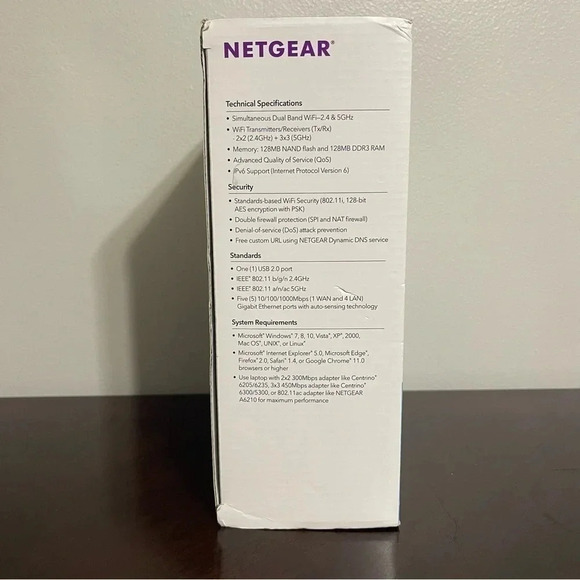 NETGEAR‎ AC1600 Smart Wifi Router Dual Band Gigabit Used - Picture 4 of 6